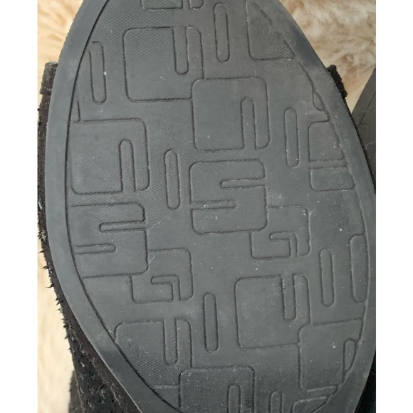 Unisa Black Chunky Heel Open toe buckle size 7.5 - Picture 10 of 12